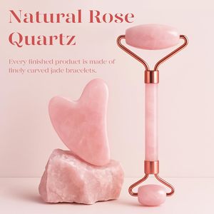 Set Regalo di Natale: Massaggiatore Roller <span class=keywords><strong>e</strong></span> Guasha Personalizzabile con Logo per Lifting Viso, Riduzione Gonfiore Occhi <span class=keywords><strong>e</strong></span> Rassodamento Collo - Product Image 2