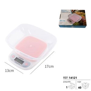 Electronic Kitchen Scale 17cm x 13cm Digital Weight Measurement For Cooking Baking - Product Image 1