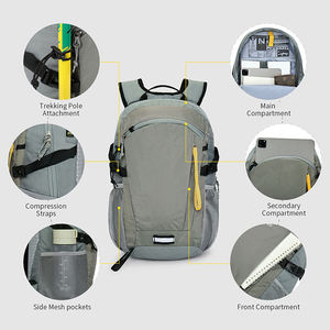 Wholesale Factory Camping <b>Backpack</b> <b>Large</b> Capacity Pockets Strong Durable Outdoor Travel Bag - Product Image 4