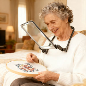 <span class=keywords><strong>Loupe</strong></span> à LED rechargeable avec support flexible en col de cygne, design mains libres pour les personnes âgées, faible luminosité de la chambre à coucher - Product Image 1