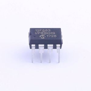ไมโครคอนโทรลเลอร์ใหม่และของแท้ ชิ้นส่วนอิเล็กทรอนิกส์ ไอซีชิป PIC12F683-I/P วงจรรวม - Product Image 1