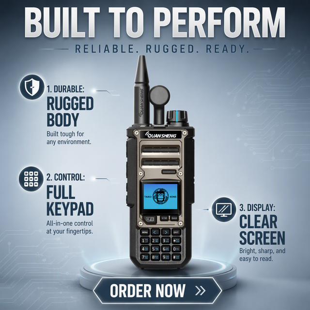 TK11(8) Multi-Band Ham Handheld Radio 10W Transceiver with Dual Receiving HF/VHF/UHF Transmit Bands Spectrum Analyser Type-C