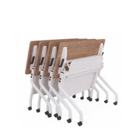 Table de formation modulaire pliable pour salle de réunion moderne avec roulettes table de formation pour étudiants