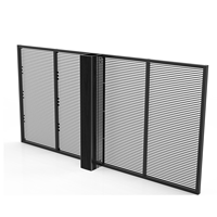 Pantalla LED 3D Transparente e Impermeable de Fácil Instalación para Escaparates, Módulos de Rejilla para Ventanas de Compras, Publicidad en Ascensores