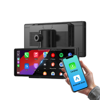 Système multimédia personnalisé en gros de 10,26 pouces avec écran capacitif, CarPlay sans fil, Android Auto, BT4.2, Wifi 5.8Ghz et commande vocale