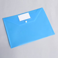 Carpeta de Archivos Transparente de Polipropileno con Ranura para Tarjetas de Visita, Bolsa de Almacenamiento para Documentos de Oficina y Exámenes, Marca Shlan, Tamaño A4, Gruesa y Colorida