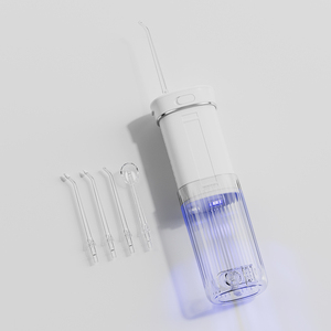 เครื่องทำความสะอาดฟันด้วยไฟฟ้าขนาด210มล. เครื่องทำความสะอาดช่องปากพร้อมหัวฉีด4 X3ออกแบบโลโก้ได้ตามต้องการ - Product Image 5