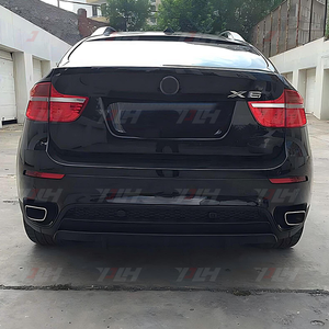 BMw X6 E71 리어 디퓨저 용 MP 스타일 리어 립 M 성능 스타일로 업그레이드 자동차 리어 립 디퓨저 스포일러 2008-2014year - Product Image 3