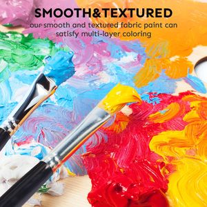 Pintura de tela para artistas y niños, 40 colores, 60ml, venta al por mayor - Product Image 6