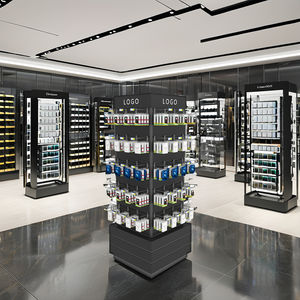 ตู้โชว์เ<span class=keywords><strong>ค</strong></span>เบิลข้อมูลแบบประหยัดพลังงานทันสมัย สำหรับ<span class=keywords><strong>ร้าน</strong></span><span class=keywords><strong>ค</strong></span>้า 3C ตู้โชว์โทรศัพท์ไม้ทรงสูง สำหรับ<span class=keywords><strong>ร้าน</strong></span><span class=keywords><strong>ค</strong></span>้าแบรนด์ - Product Image 2