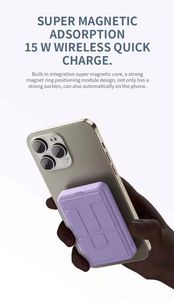 Carcasa de Batería Externa PowerBank de 10000 mAh con Carga Magnética Rápida de 22.5 W, Cargador Inalámbrico para iPhone 16 15 14 13 Pro Max - Product Image 3