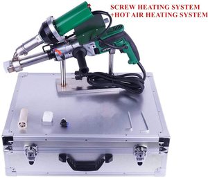 Kit <span class=keywords><strong>profesional</strong></span> de <span class=keywords><strong>soldador</strong></span> extrusor de <span class=keywords><strong>plástico</strong></span> de 1600W, pistola de calor de mano con soplete de aire para soldadores de tubo de PVC PP HDPE LDPE - Product Image 6
