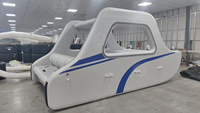Prix d'usine réels Fabrication Yacht gonflable Catamaran Maison gonflable de luxe Bateau Sport avec moteur pour bateau flottant