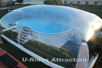 Vente en Gros de Couverture de Piscine Gonflable Transparente Personnalisée, Dôme de Piscine Gonflable