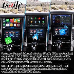 Lsailt-caja de interfaz <span class=keywords><strong>CP</strong></span> AA / android para Infiniti Q50 Q60 2015 con YTB, navegación GPS, vídeo, interfaz inalámbrica automática - Product Image 4