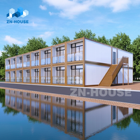 Maison mobile de luxe préfabriquée personnalisable, bâtiment scolaire modulaire, dortoir, appartement, bureau, hôtel préfabriqué en conteneur