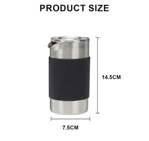 Портативная кофеварка-френч-пресс из нержавеющей стали объемом 350 мл (12 унций) для кемпинга и путешествий на автомобиле - Product Image 6