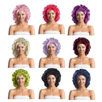 Bonnet de nuit en satin extra large, bonnet de nuit avec bande à nouer, bonnet de nuit en soie réglable, bonnet de nuit personnalisé pour cheveux