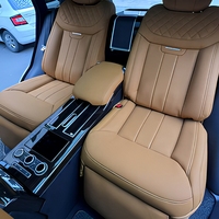 Siège de luxe VIP exécutif Royal Grand Regal 4 places en cuir PU, étanche, avec table Maybach et massage 6 points pour Range Rover