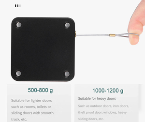 Outil de fermeture automatique de porte sans perçage, facile à installer, en ABS, design simple, vente directe d'usine Xinxuhong, Guangdong - Product Image 2