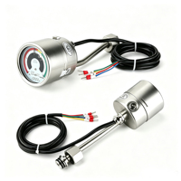 Medidor de densidad de gas SF6 HONGBIAN SRM6 con función de alarma de baja presión, de acero inoxidable, para gabinetes de interruptores con aislamiento de gas MV