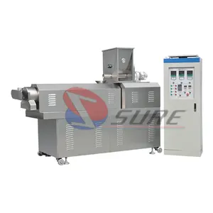 Fast Delivery Twin Screw Food Extruder Puff Rice Machine Corn Extruder