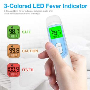Para Berrcom Termômetro Digital Preciso para Adultos Bebês <span class=keywords><strong>IR</strong></span> Infravermelho Testa Orelha Contato Plástico Tela LCD Display Elétrico - Product Image 5