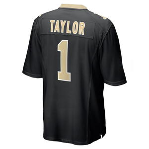 2025 Personnalisé En Gros Nouvelle-<span class=keywords><strong>Orléans</strong></span> Hommes 1 Taylor 7 Hill 14 McKinstry Cousu Limité Football Jersey Saint - Product Image 2