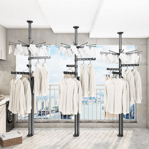 Supports <span class=keywords><strong>de</strong></span> séchage <span class=keywords><strong>de</strong></span> <span class=keywords><strong>linge</strong></span> pliables en alliage d'aluminium <span class=keywords><strong>de</strong></span> haute qualité, <span class=keywords><strong>haut</strong></span>-bas permettant <span class=keywords><strong>de</strong></span> gagner <span class=keywords><strong>de</strong></span> l'espace - Product Image 2