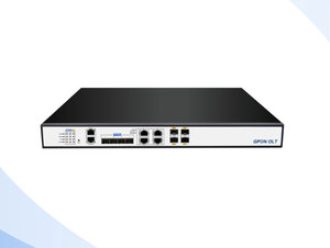 Dispositivo de Red de Fibra Óptica de Alta Velocidad GPON OLT de 4 Puertos con Enlace Ascendente de 10 Gigabits, Procesamiento a Velocidad de Cable, Relación de División 1:128, Ranura SFP 10GE - Product Image 4