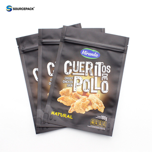 Sachet refermable personnalisé imprimé en héliogravure, résistant à l'huile et anti-fuite, pour l'emballage de poulet frit frais et savoureux - Product Image 2