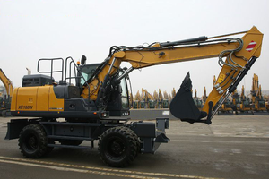 Nouvelle pelle sur pneus XE160WE avec moteur Euro V pour plusieurs chantiers de construction, transfert rapide inter-urbain - Product Image 3