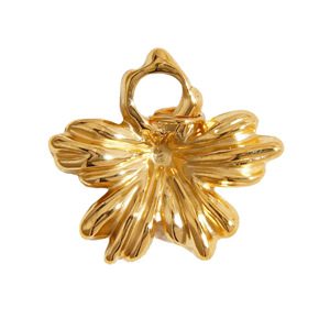 จี้รูปต้นไม้สแตนเลสสำหรับทำสร้อยคอ DIY เครื่องประดับแฟชั่นผู้หญิง ขายส่งสีทอง - Product Image 5