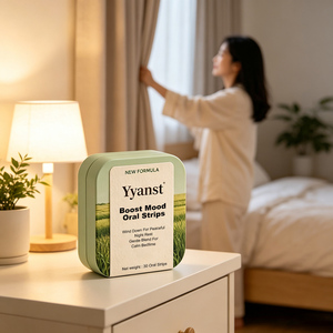 Nouvelles Bandes Orales OEM Formule Améliorée pour l'Humeur, Sans Eau, à Dissolution Rapide, Film Mince, Mélange Herbal Doux pour une Nuit Calme et Réparatrice - Product Image 6
