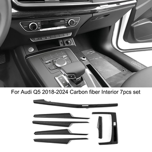 ชุดแผงตกแต่งภายในคาร์บอนไฟเบอร์ 7 ชิ้น รุ่น Momoki Cen Mu สำหรับ Audi Q5 RSQ5 ปี 2018-2024 วัสดุเบิร์ช สำหรับอัพเกรดภายในและชิ้นส่วนตัวถัง - Product Image 5