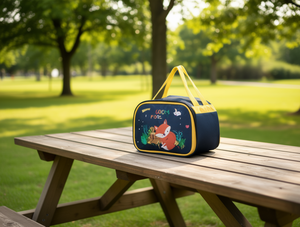 Borsa Termica Portatile per Pranzo in Tessuto Oxford 600D con Chiusura a Cerniera, Rivestimento in PEVA, Design Cartoon - Product Image 2