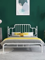 Lit pliant à cadre en fer pour enfants épaissi et audacieux de luxe simple et léger de style européen