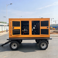 Groupe électrogène diesel super silencieux pour remorque, équipé de coton insonorisant, réduit le bruit pour les zones résidentielles urbaines et les quartiers voisins.