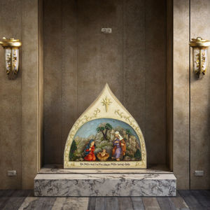 Estatua de la Sagrada Familia de Resina de 25 cm (10 Pulgadas), Decoración Religiosa para <span class=keywords><strong>el</strong></span> Hogar, Pintura Cristiana Navideña, <span class=keywords><strong>Amor</strong></span> Eterno - Product Image 1