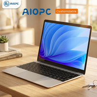 Ordinateur portable Intel Celeron 15 pouces, 16 Go de RAM, 512 Go de SSD, Windows 10 Home, corps métallique avec clavier anglais