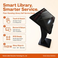 Afficheur numérique tactile 43 pouces IP65, kiosque OPAC pour bibliothèque, compatible SIP II NCIP, recherche de livres, bibliothèque publique, université, SDK