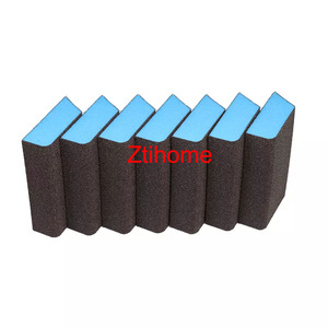 Bloc de ponçage d'angle en oxyde d'aluminium, éponge pour cloisons sèches et meulage du <span class=keywords><strong>bois</strong></span>, éponge de ponçage pour cloisons sèches, outils abrasifs - Product Image 4