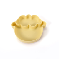 Plaque en Silicone pour bébé, plusieurs couleurs, assiette avec aspiration, Style mouton, vente en gros, livraison gratuite