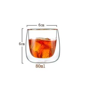 TGYW Nuovo Arrivo All'Ingrosso Set <span class=keywords><strong>di</strong></span> Bicchieri da Espresso a Doppia Parete Isolati, Tazze Mini Riutilizzabili Resistenti al Calore per Caffè e Tè - Product Image 3
