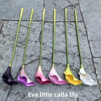 Fabrieks prijs grote maat handgemaakte Europese stijl Calla Lelie Real Touch voor tafeldecoratie witte bruiloft bloemstuk