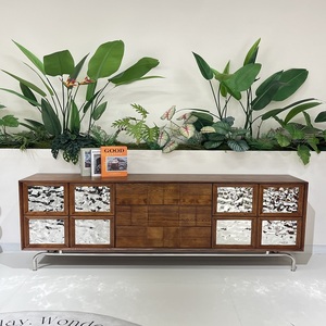 Solid Wood Contemporary <b>TV</b> <b>Stand</b> with Storage for Living Room Hotel & Apartment - Product Image 1