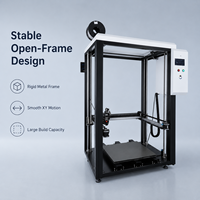 Nouvelle imprimante 3D industrielle FDM, volume d'impression important 600x600x1200mm, cadre ouvert, accès facile, nivellement automatique, double extrudeur, USB/WiFi