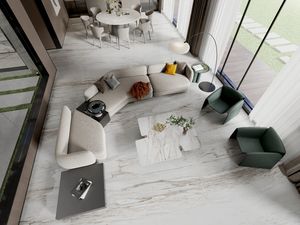 Diseño Exclusivo Haagen Daz, Losa Grande de Piedra Natural Pulida Gris, Mármol para Pisos Comerciales y Tableros de Mesa de Café - Product Image 6