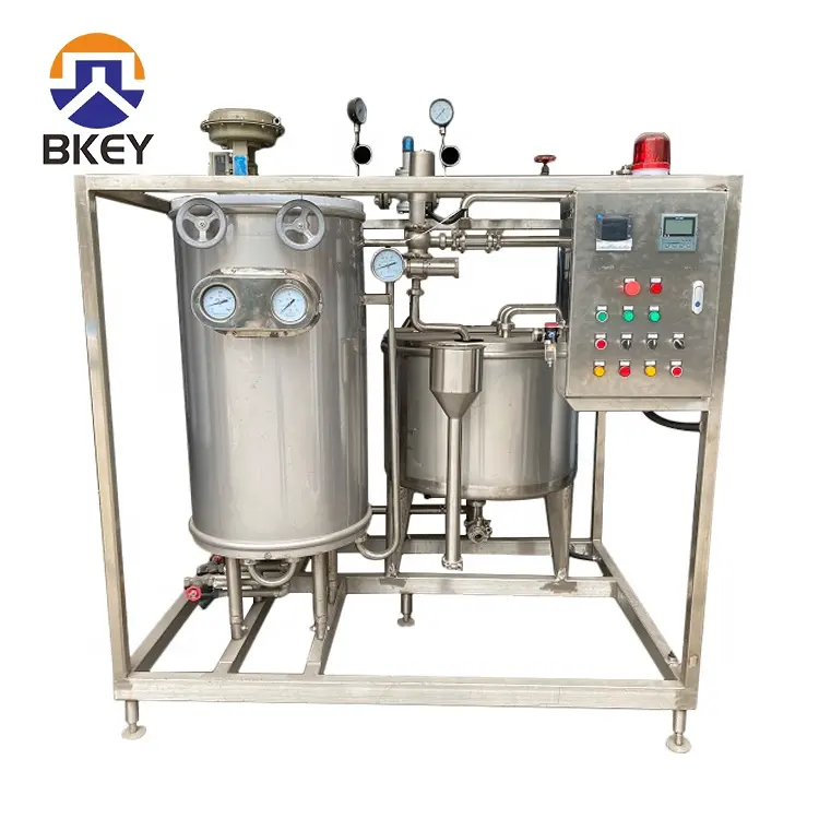 Stainless Steel Small Scale UHT Coil Type Pasteurizer Machine Plate Pasteurizer for Milk Processing Plant