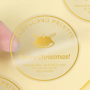 Không thấm nước trong suốt PVC dính chai Sticker dập nóng sản xuất cho thiết kế logo cho rượu vang nước giải khát nhãn tùy chỉnh - Product Image 3